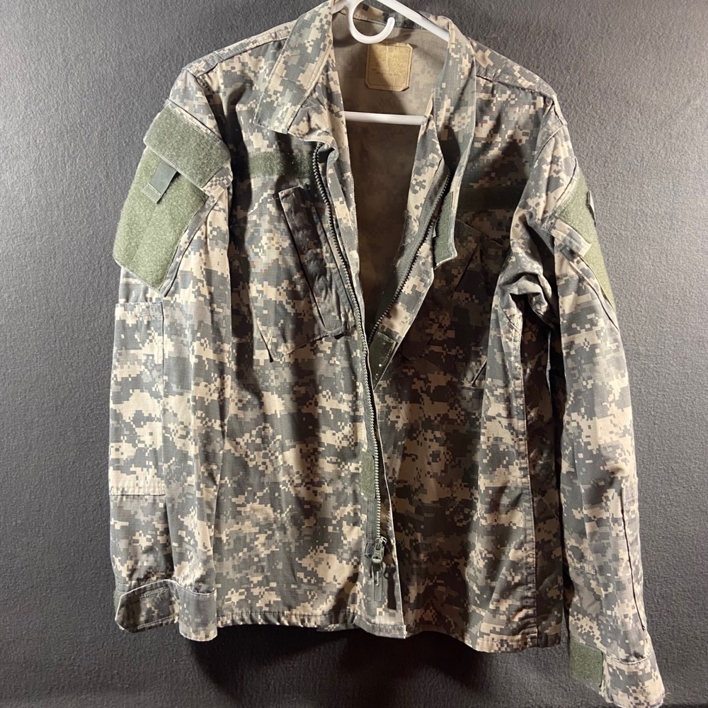 genuine US Army ACU Combat Uniform Coat Digital Camo Ripstop Military jacket